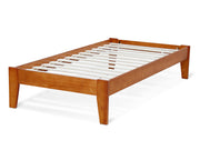 Meri Single Wooden Slat Bed Frame - Oak