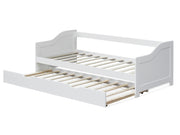 Laila Wooden Trundle Bed - Single