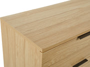Ocala Low Boy 8 Drawer Chest Dresser - Oak