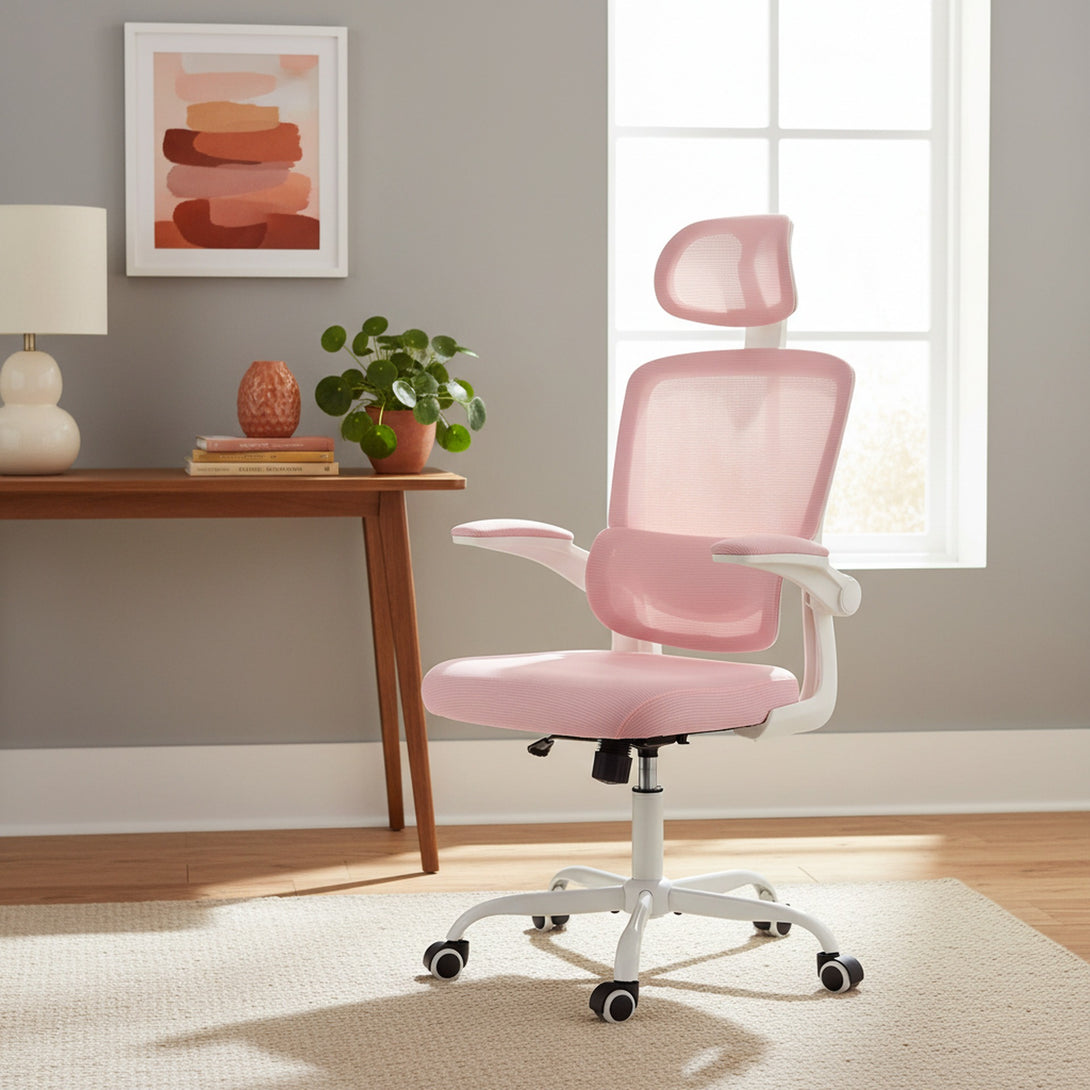 Edison Office Chair - Pink