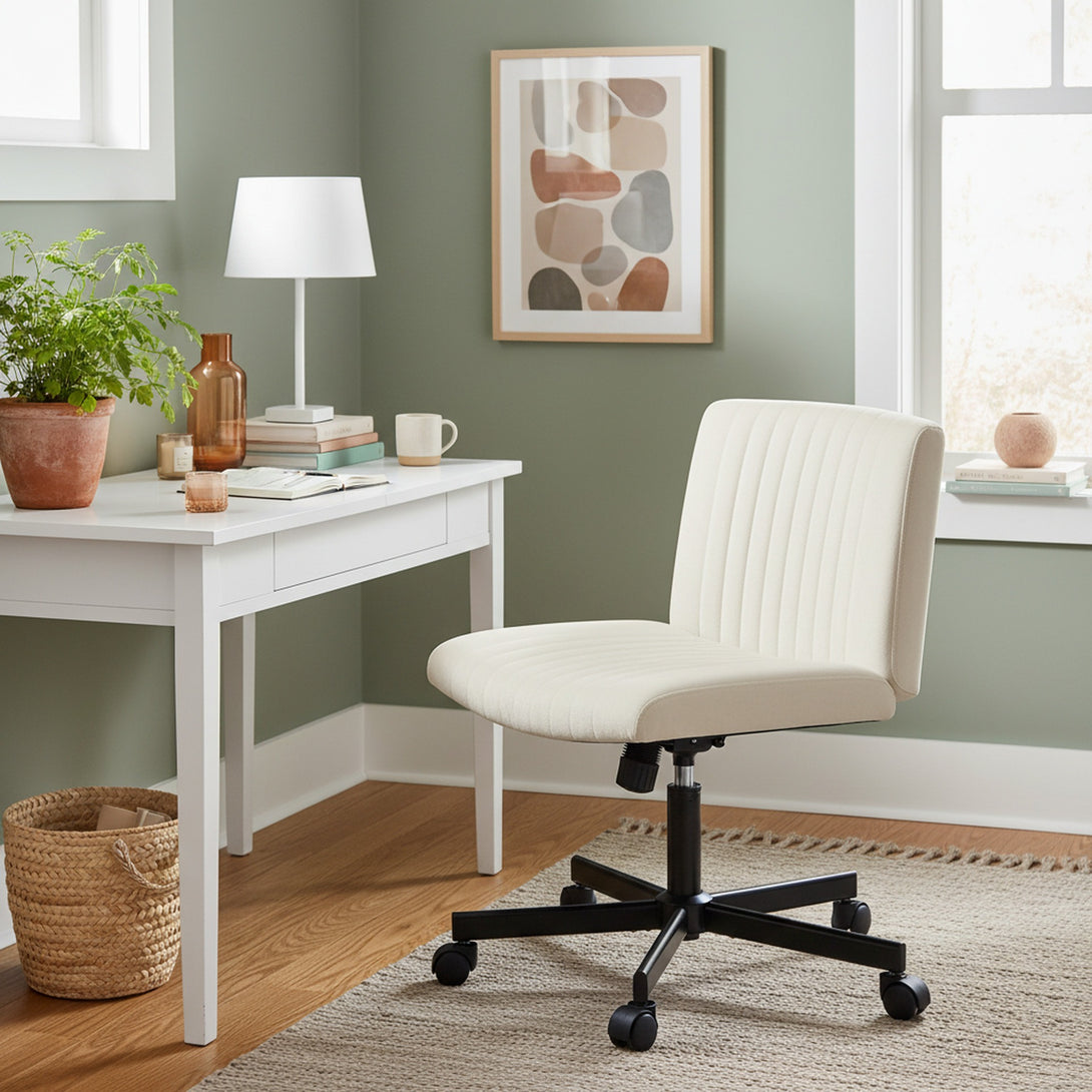 Lukas Swivel Chair - Beige