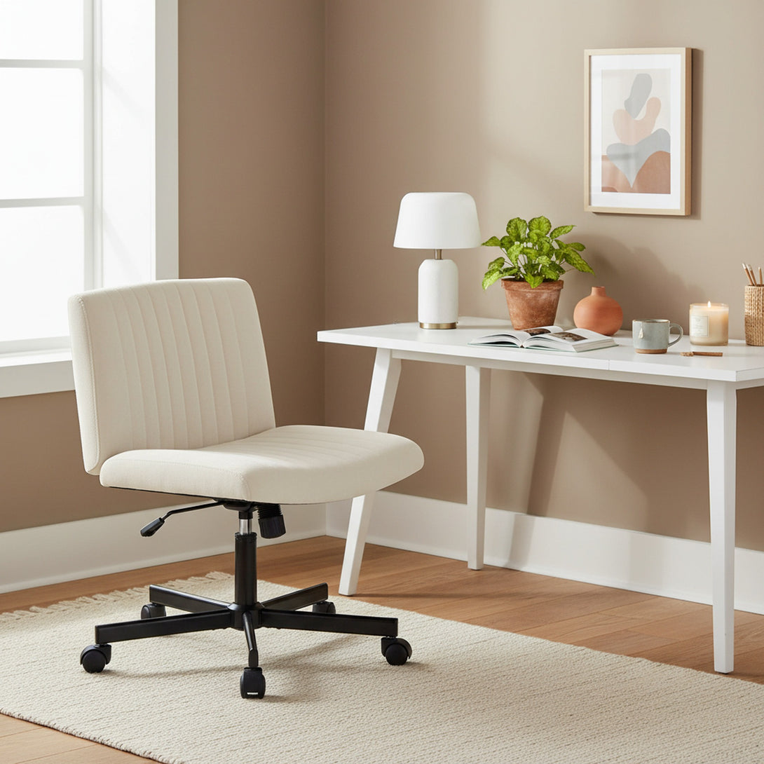 Lukas Swivel Chair - Beige
