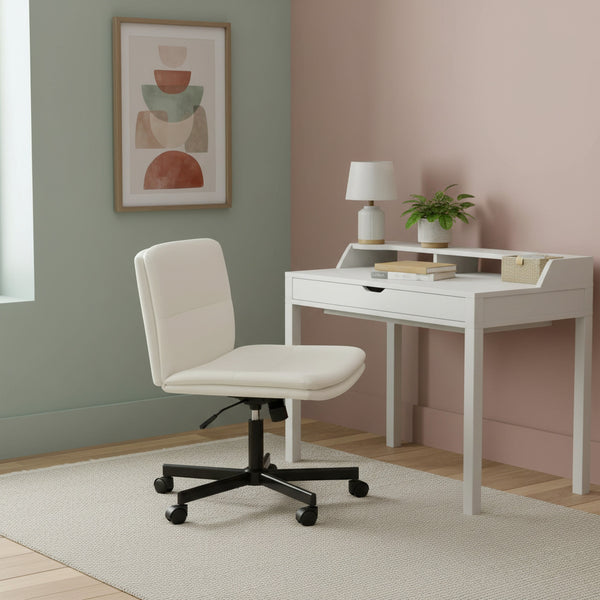 Malakai Swivel Chair - White