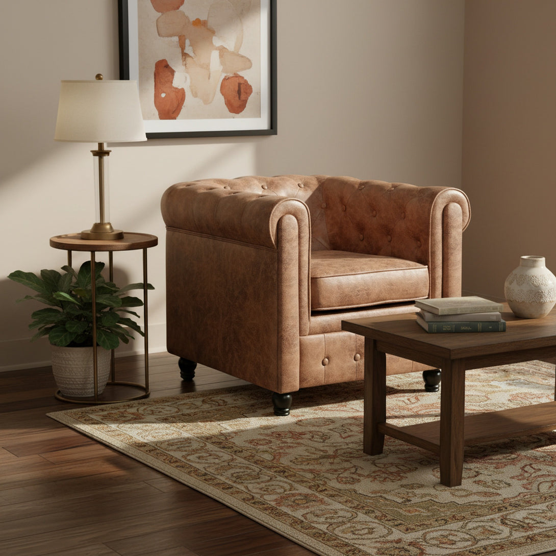 Aviana Occasional Chair - Brown