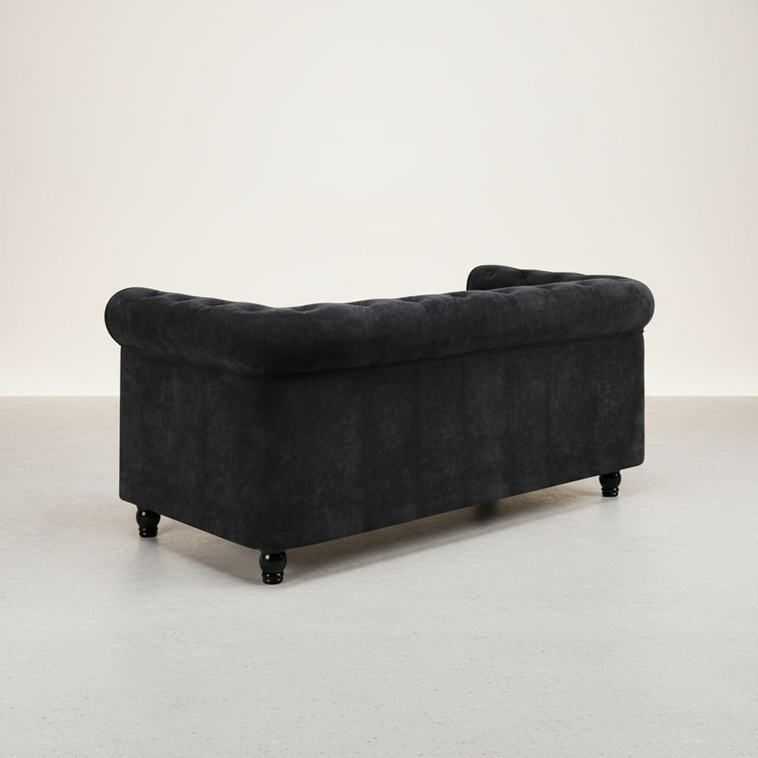 Aviana 2 Seater Sofa - Black