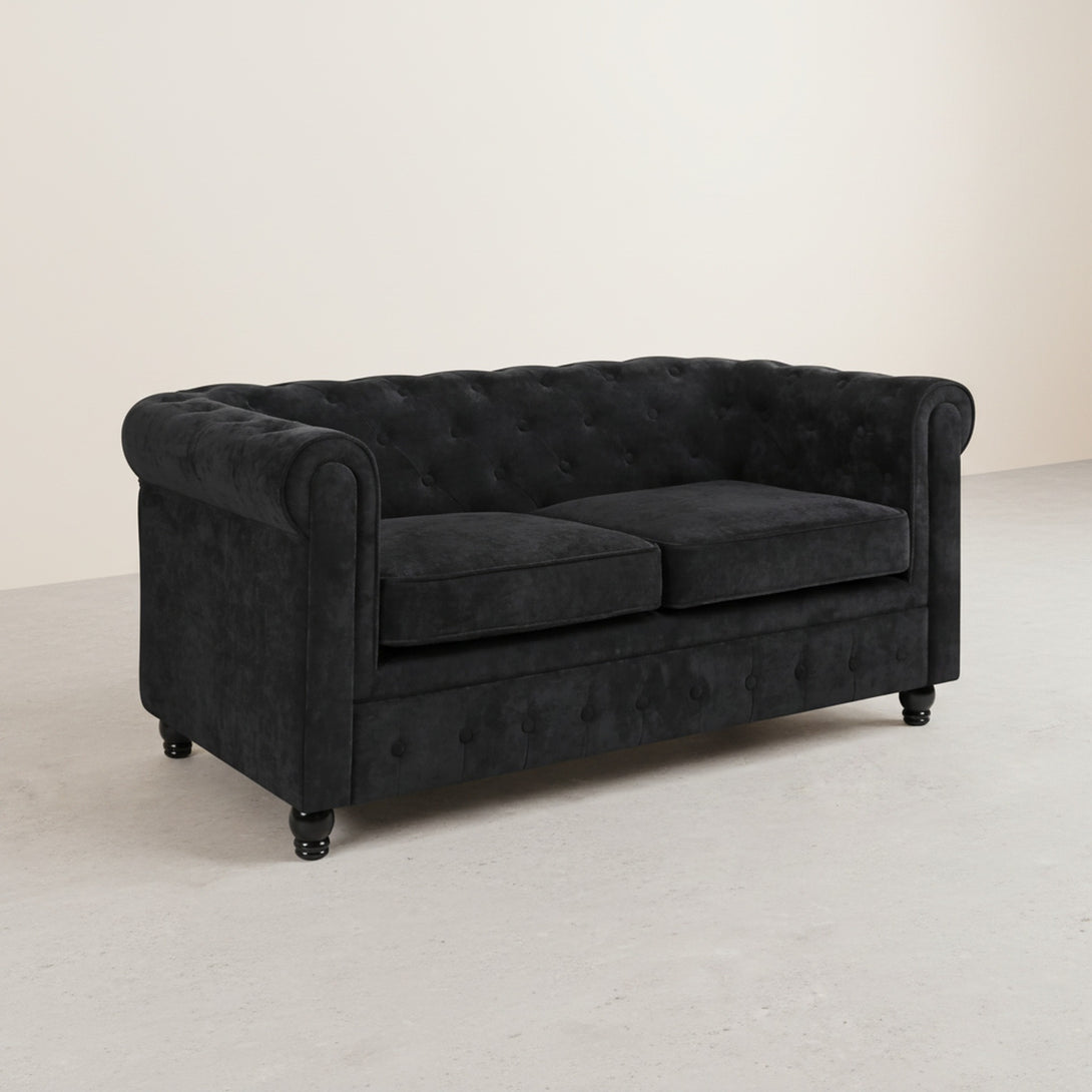 Aviana 2 Seater Sofa - Black