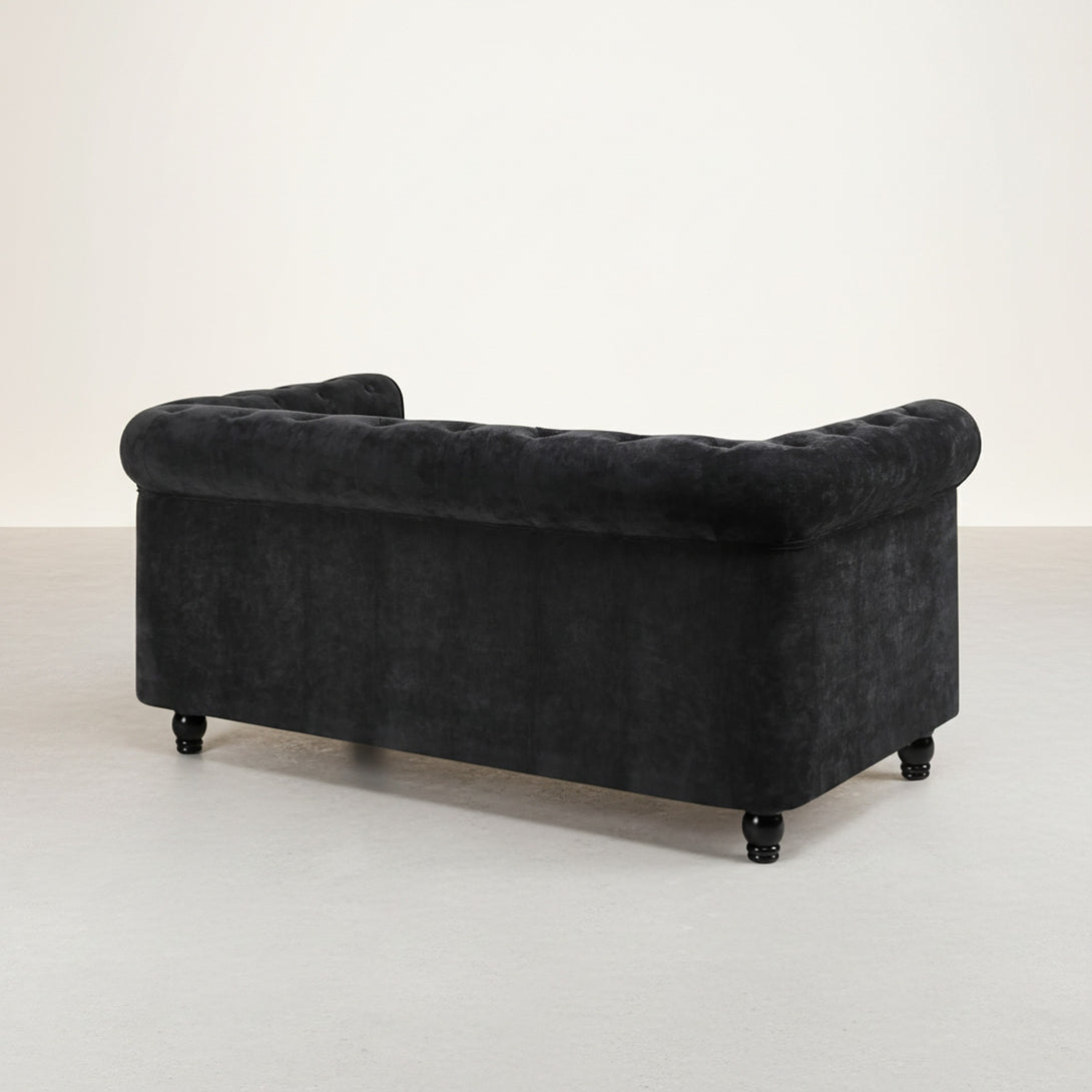 Aviana 2 Seater Sofa - Black
