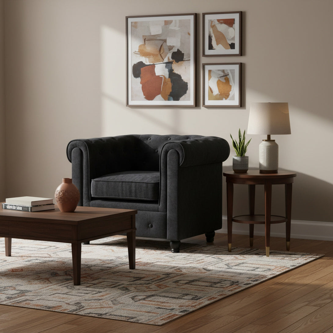 Aviana Occasional Chair - Black