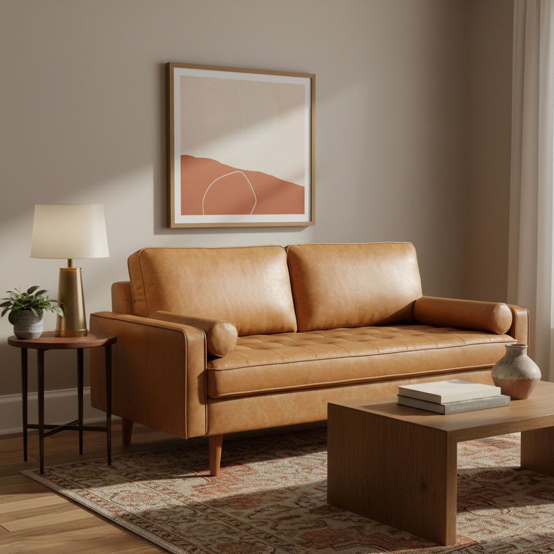 Chester 3 Seater Sofa - Honey Tan