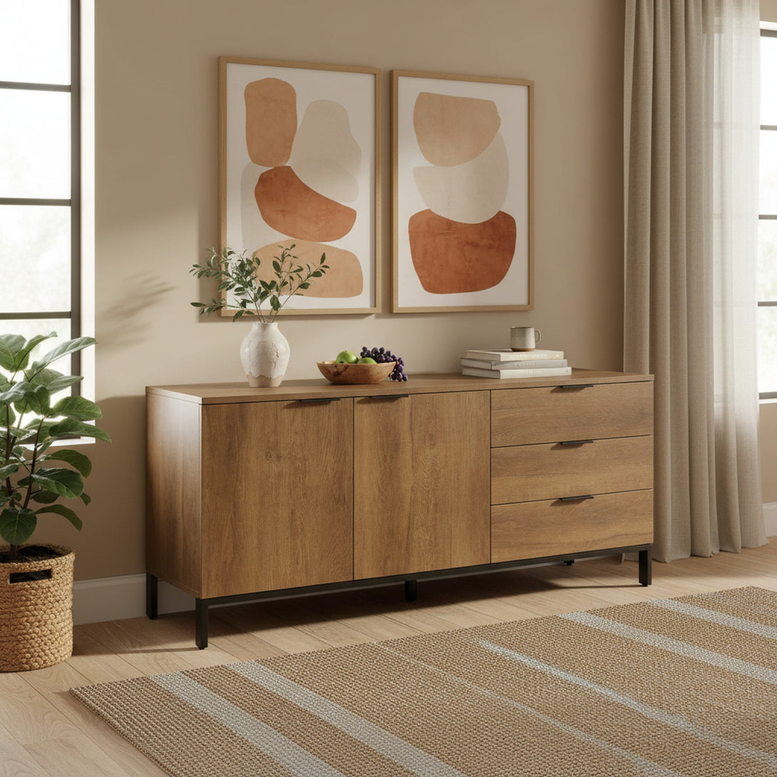 Ocala Sideboard Buffet Table - Walnut
