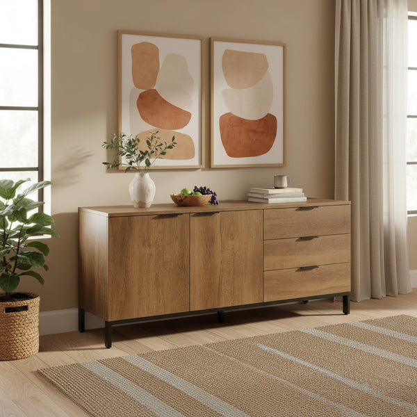 Ocala Sideboard Buffet Table - Walnut