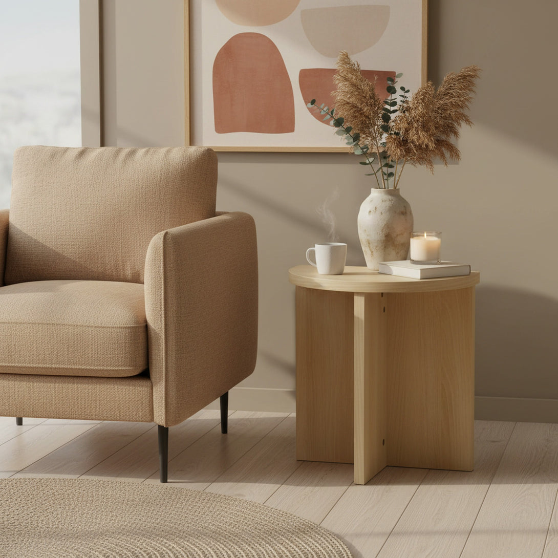 Custer Side Table - Oak