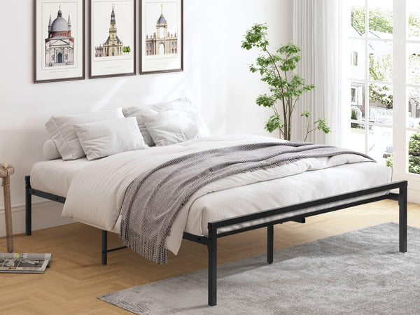 Isla Double Metal Bed Frame - Black