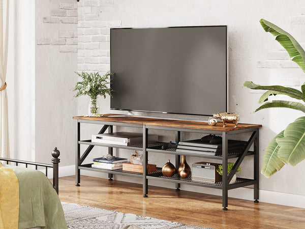 Gambia 1.4m Entertainment Unit - Rustic Brown