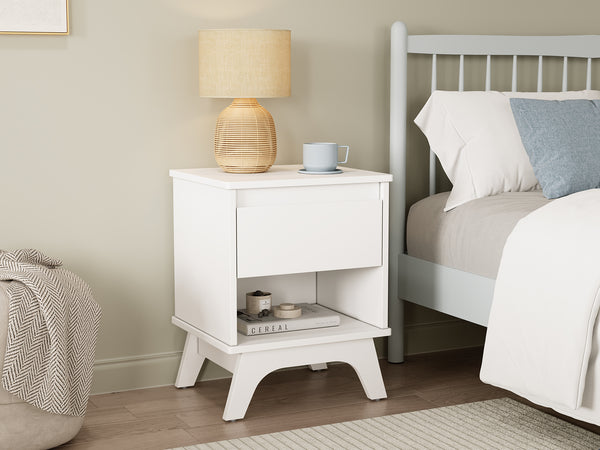 Mason Bedside Table - White