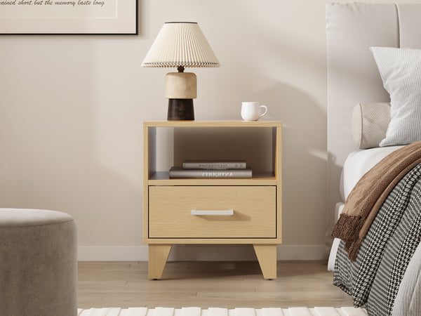 Claire Bedside Table - Oak