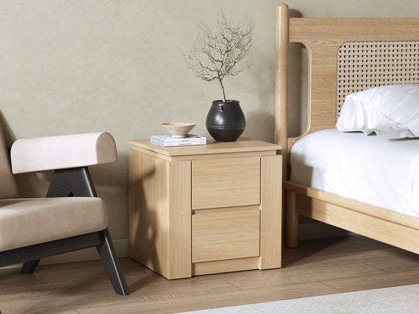 Jayce Bedside Table - Oak