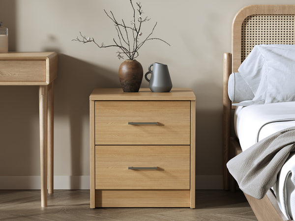 Nikola Bedside Table - Maple