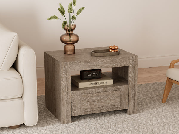 Kalani Bedside Table - Sonama Oak