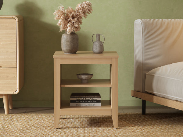 Eyre Bedside Table - Maple