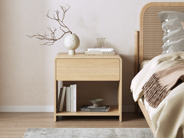 Blake Bedside Table - Oak