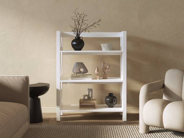 Wister 3 Tier Bookshelf - White