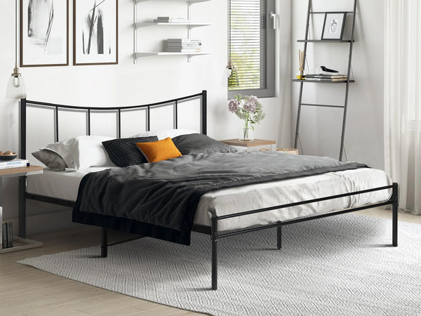 Kinsley Queen Metal Bed Frame - Black