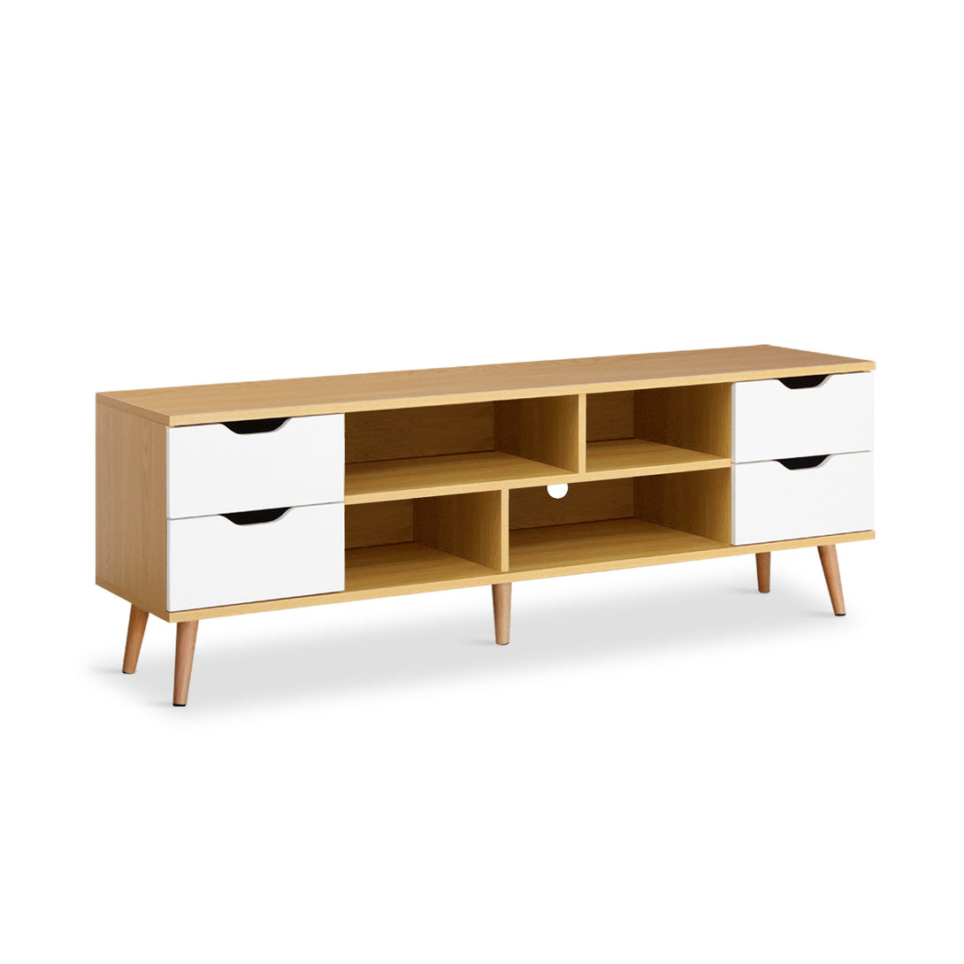 LUCILLE 1.4M Entertainment Unit - Maple + White