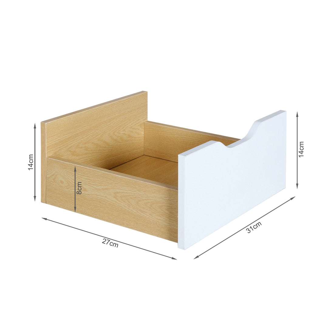 LUCILLE 1.4M Entertainment Unit - Maple + White