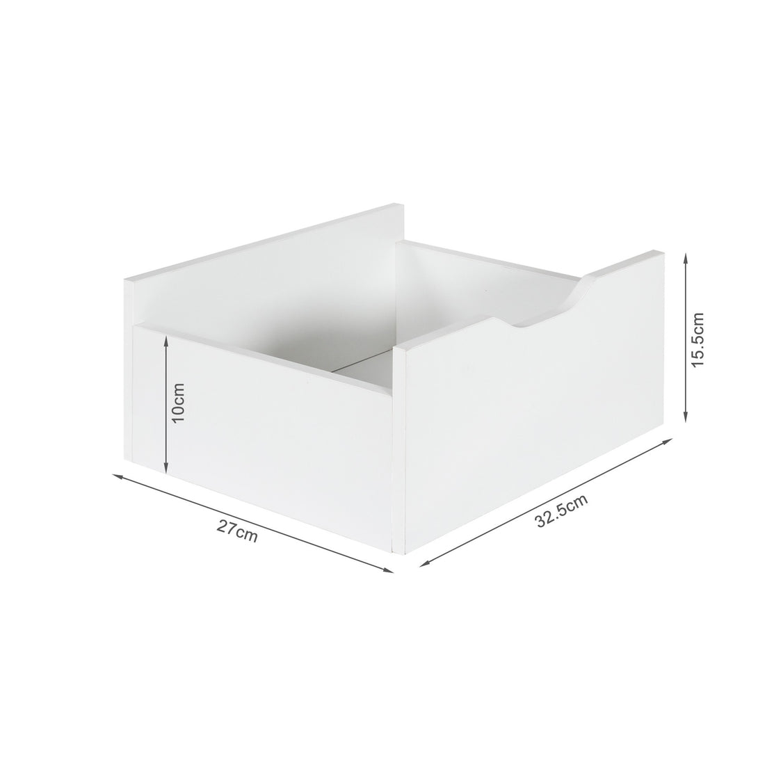 KNOX Bedside Table - White