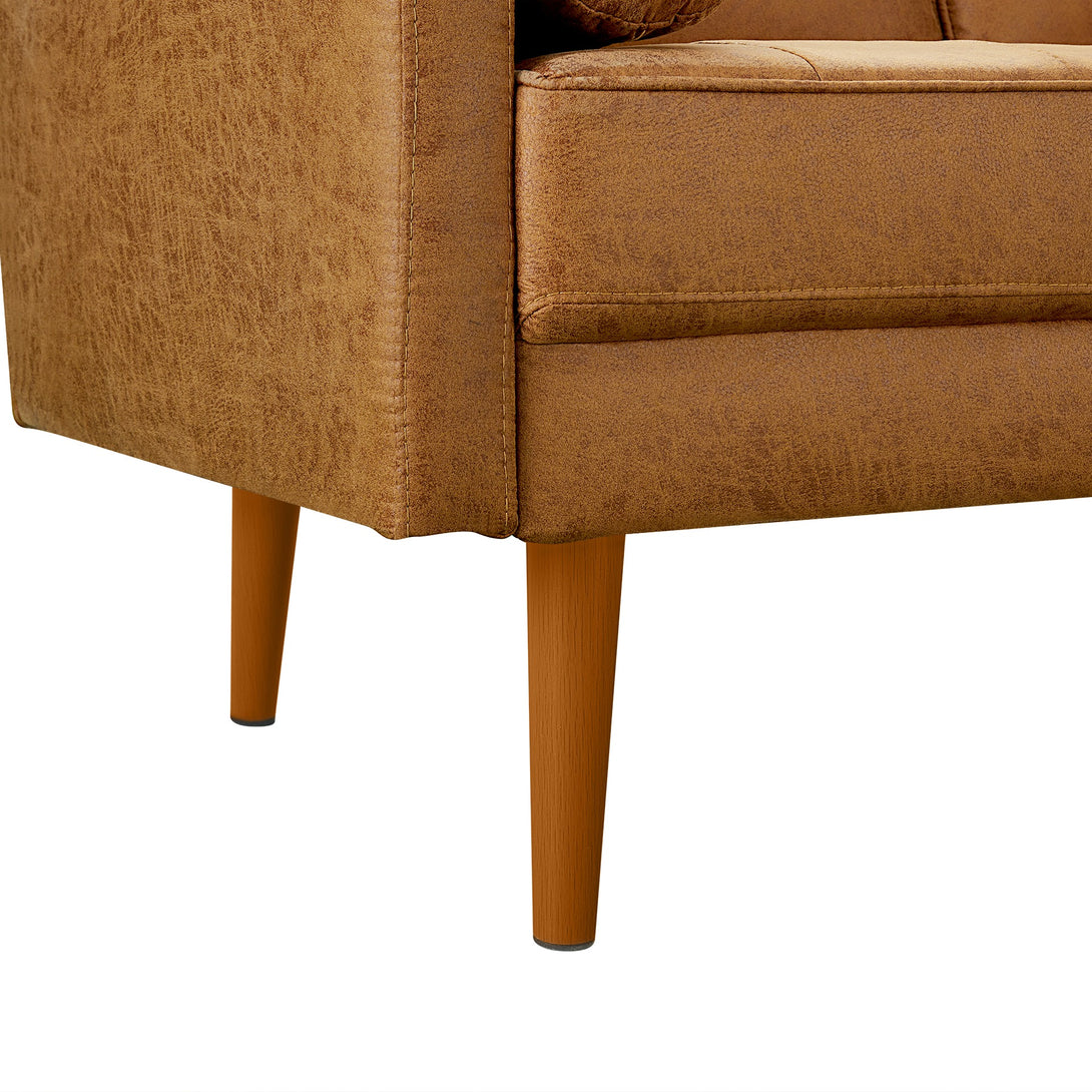 Alaina 2 Seater Sofa - Brown