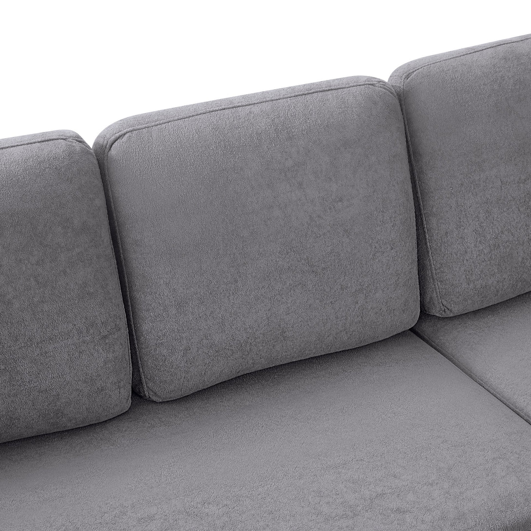 Amy 3 Seater Sofa Bed with Storage - Light Grey