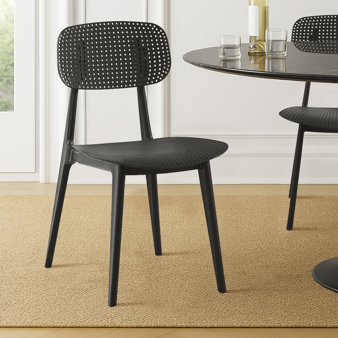 Elias Dining Chair - Set of 4 - Black