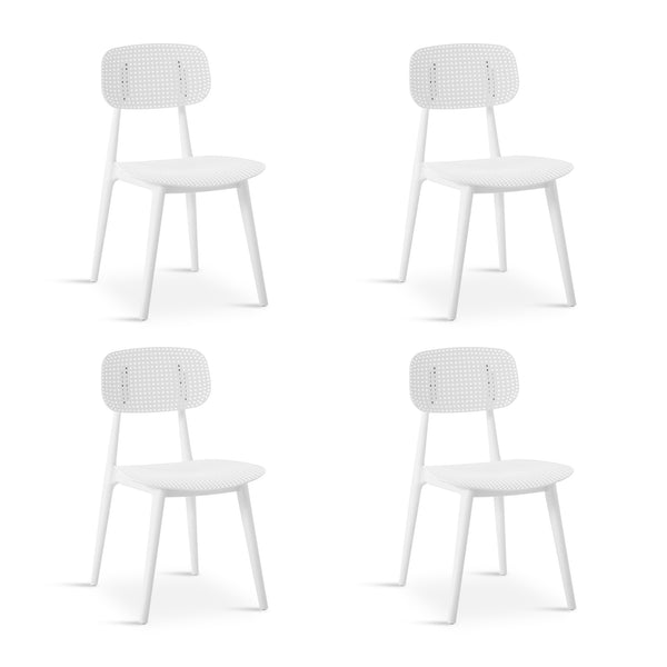Elias Dining Chair - Set of 4 - White