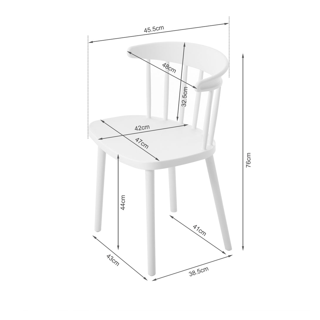 Jayden Dining Chair - Set of 4 - White