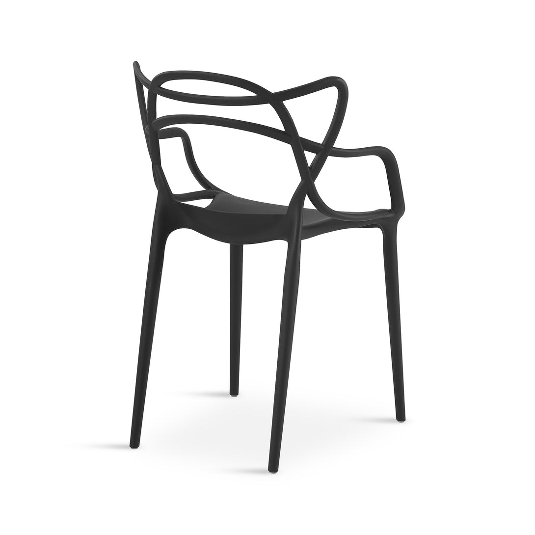 Santiago Dining Chair - Set of 4 - Black