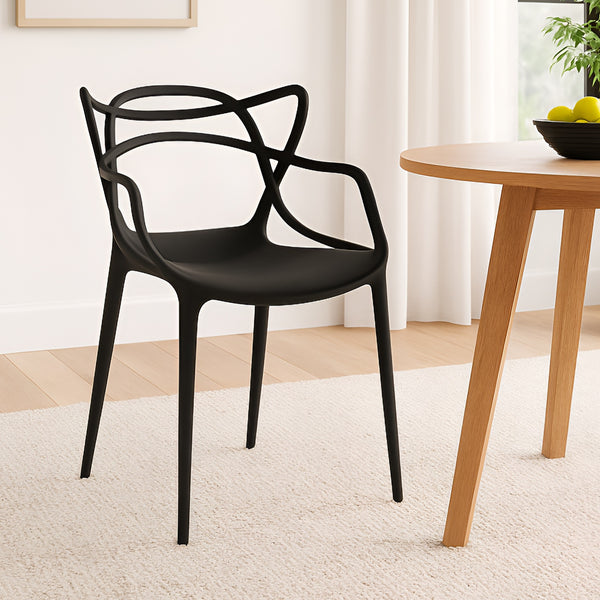 Santiago Dining Chair - Set of 4 - Black