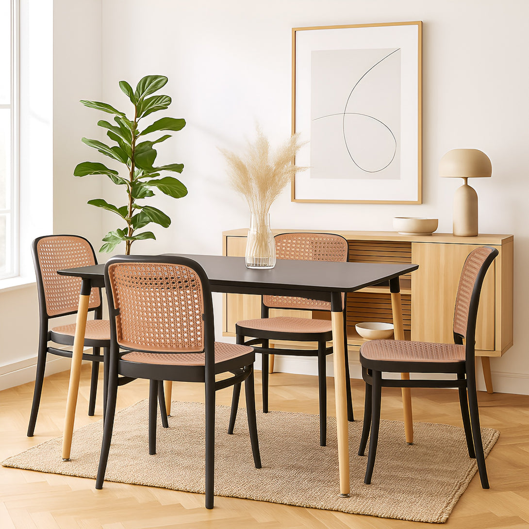 Josiah Dining Chair - Set of 4 - Black