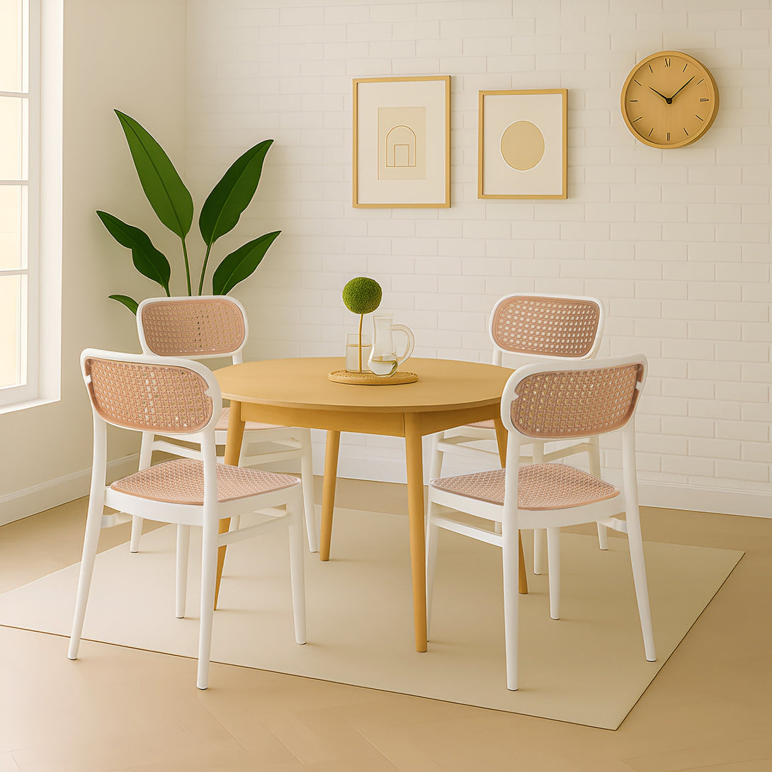 Caleb Dining Chair - Set of 4 - White