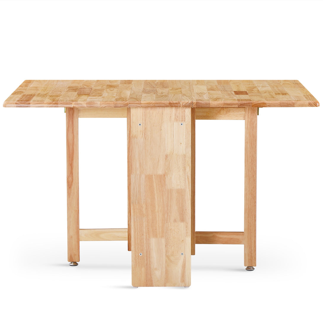 Landon Rubberwood Foldable Dining Table - Oak