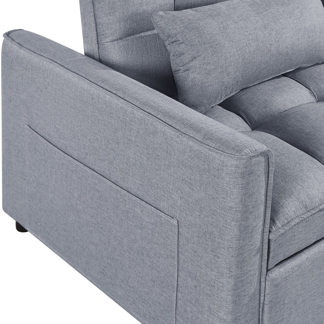 Vida 2 Seater Sofa Bed - Grey