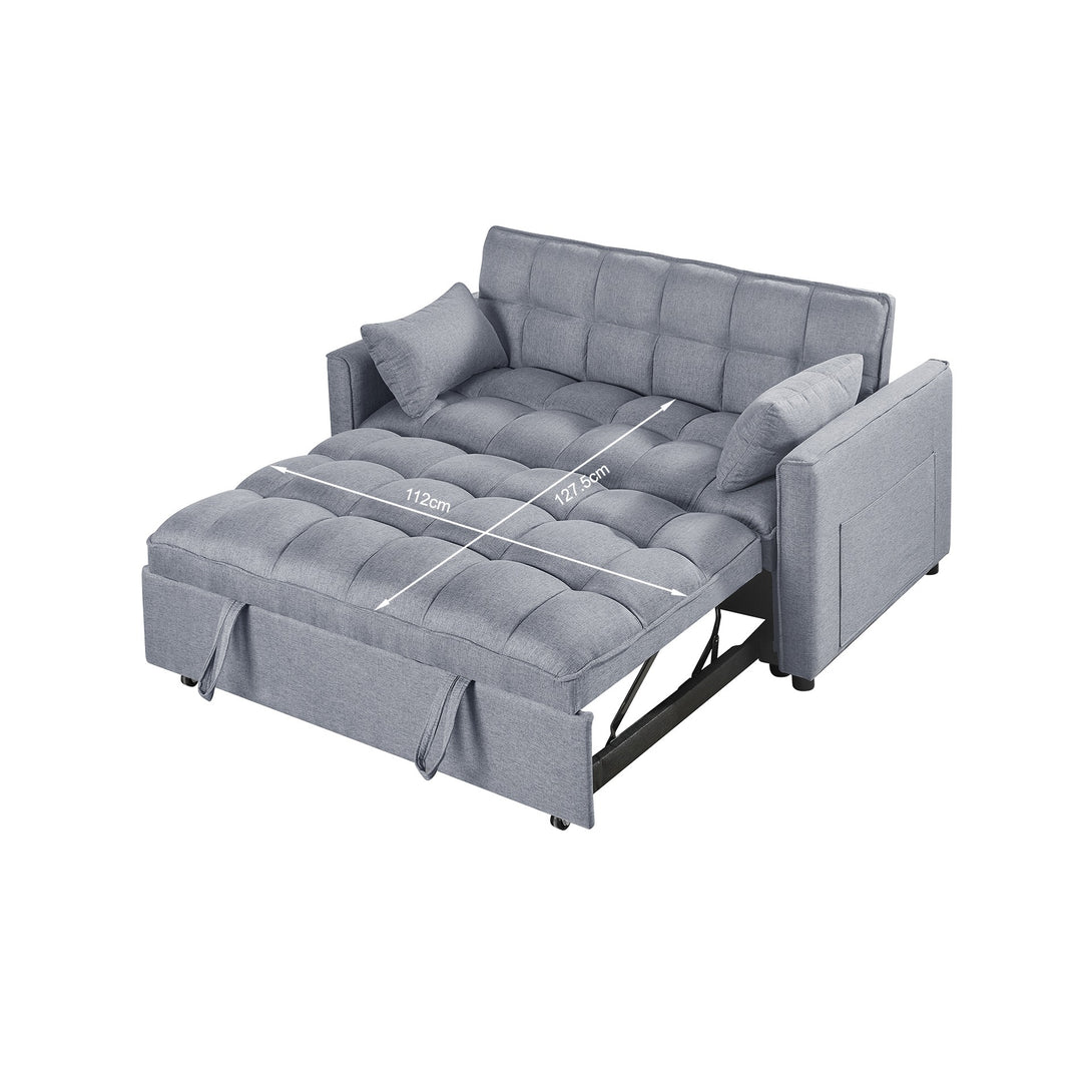 Vida 2 Seater Sofa Bed - Grey