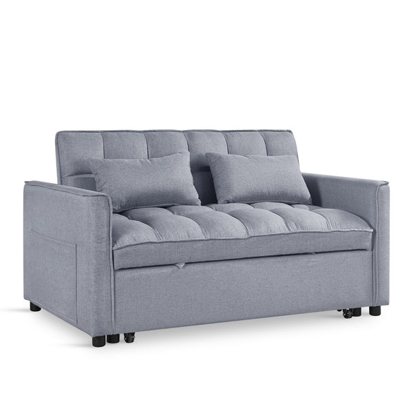 Vida 2 Seater Sofa Bed - Grey