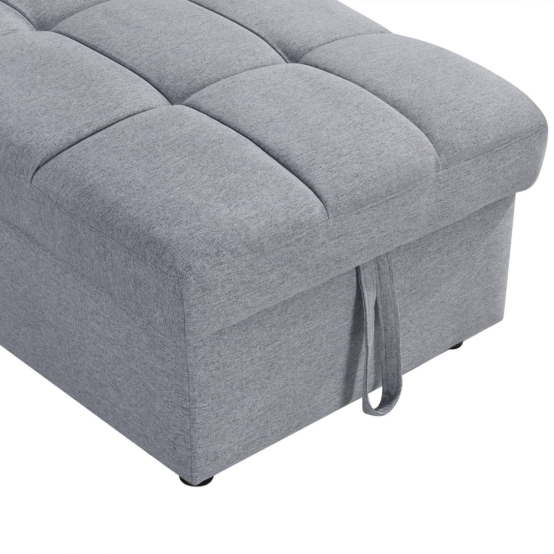 Oakleigh 3 Seater Sofa Bed with Storage - Grey