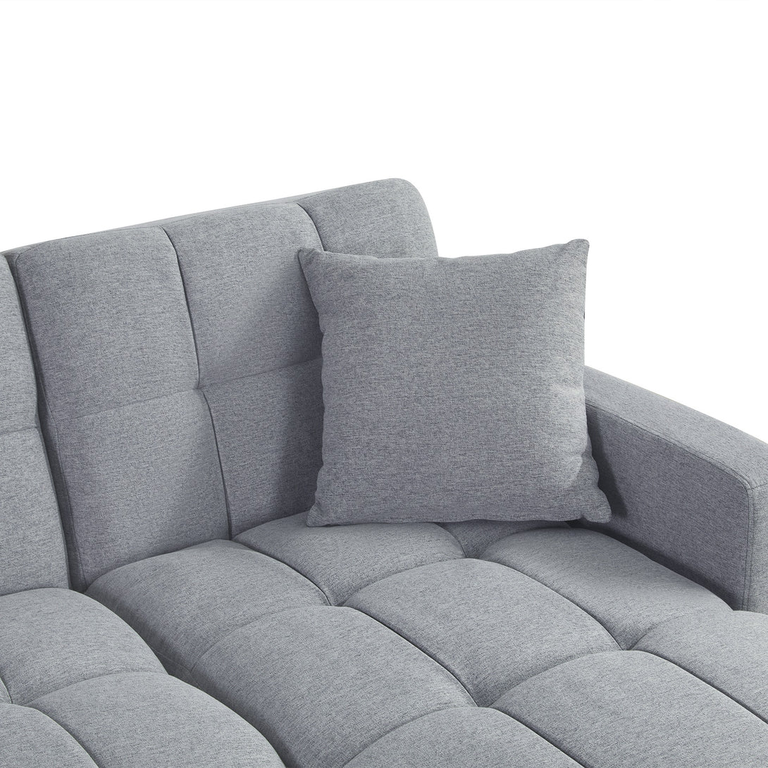 Oakleigh 3 Seater Sofa Bed with Storage - Grey
