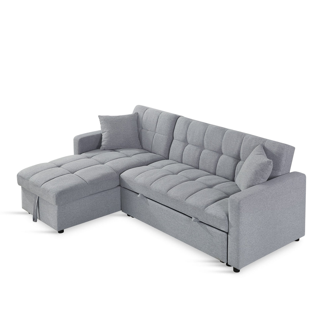 Oakleigh 3 Seater Sofa Bed with Storage - Grey
