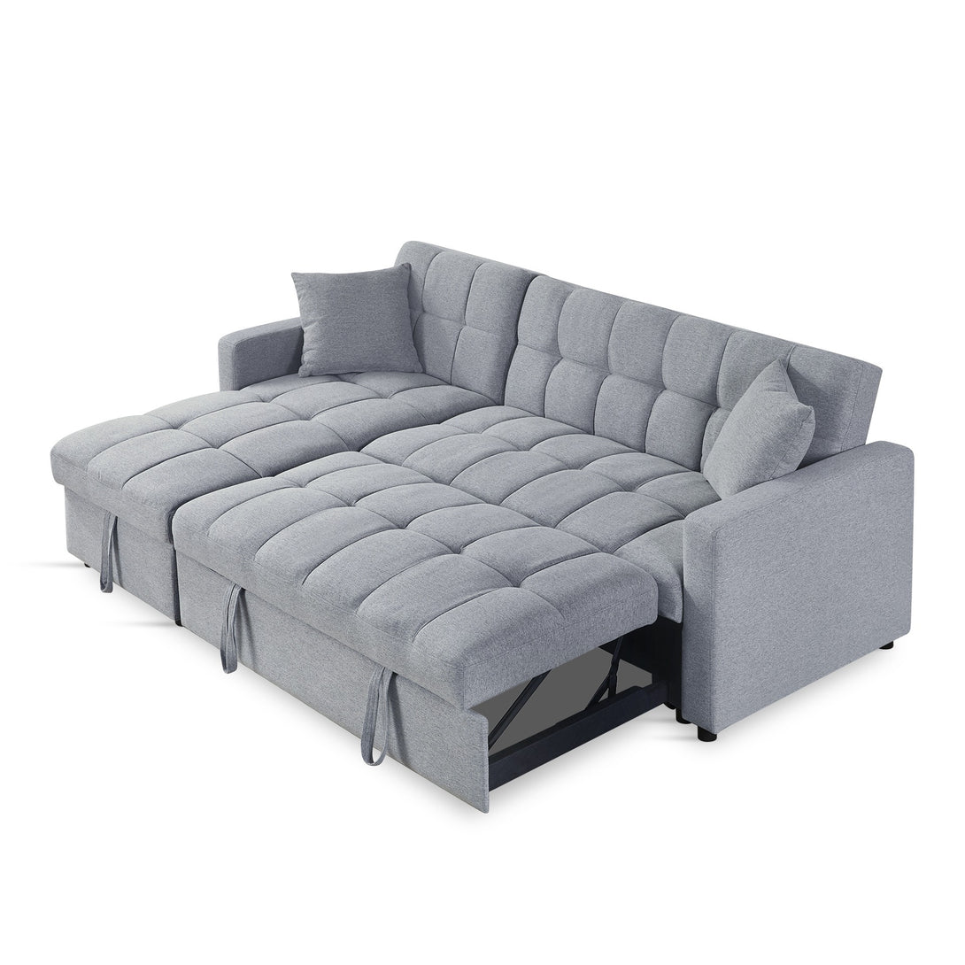 Oakleigh 3 Seater Sofa Bed with Storage - Grey