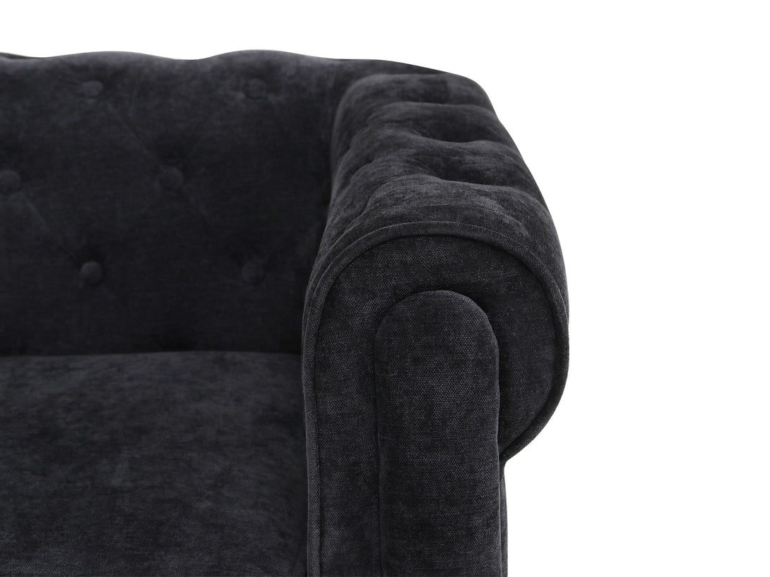 Aviana 3 Seater Sofa - Black