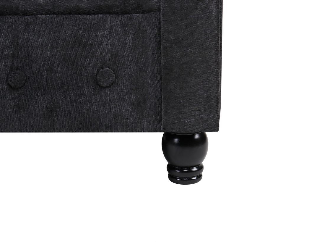 Aviana 3 Seater Sofa - Black