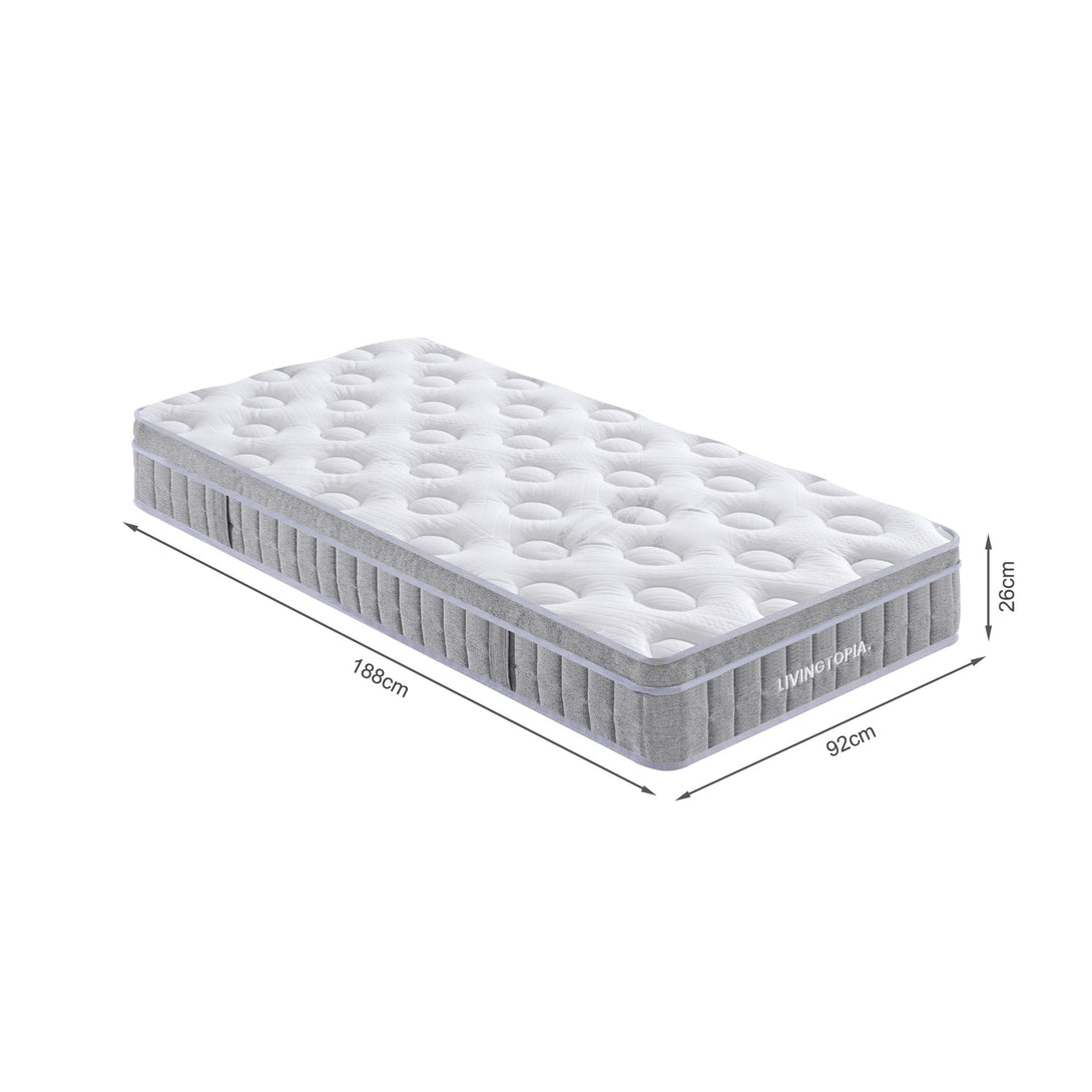 LivingTopia DreamNest Pro Single Mattress